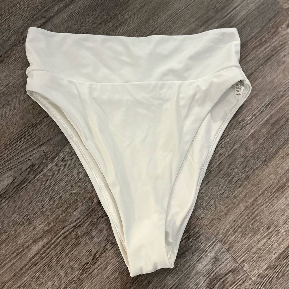 Aerie White High-Cut Bikini